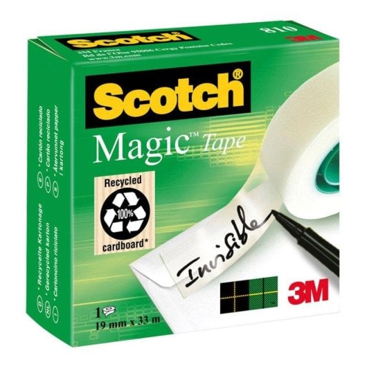 Cinta Adhesiva Invisible Scotch Magic Mate 33 x 1.90 cm