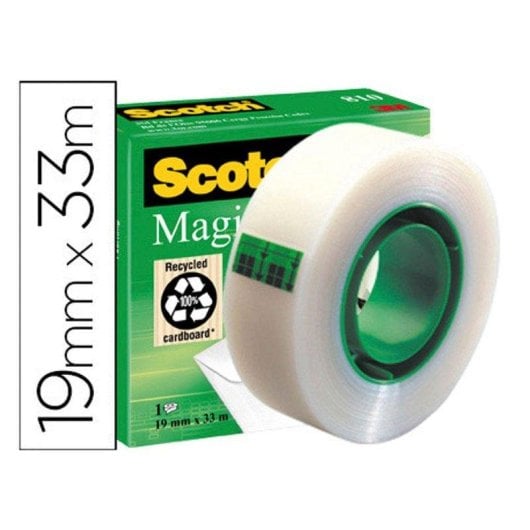 Cinta Adhesiva Invisible Scotch Magic Mate 33 x 1.90 cm