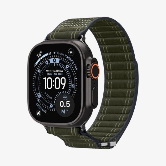 Pulseira Spigen WBF0 para Apple Watch Nylon Verde