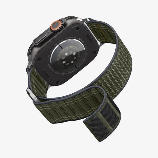 Pulseira Spigen WBF0 para Apple Watch Nylon Verde