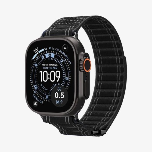 Cinturino Spigen WBF0 per Apple Watch Nylon Nero