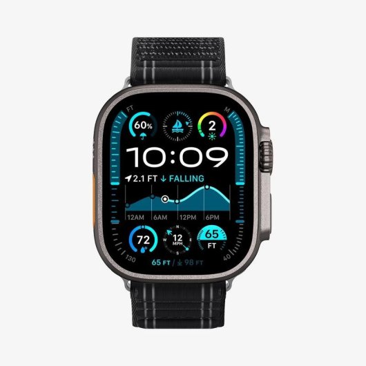 Cinturino Spigen WBF0 per Apple Watch Nylon Nero