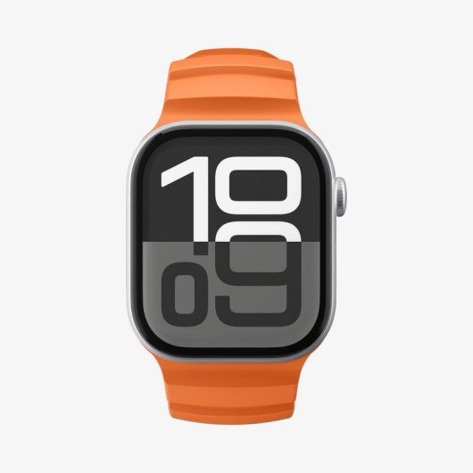 Pulsera Spigen WBS2 para Apple Watch 10/11 46mm Naranja Silicona