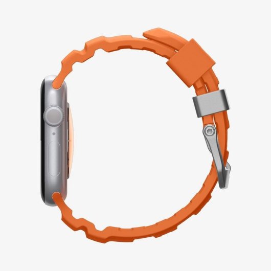 Pulsera Spigen WBS2 para Apple Watch 10/11 46mm Naranja Silicona