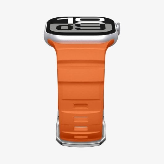 Pulsera Spigen WBS2 para Apple Watch 10/11 46mm Naranja Silicona