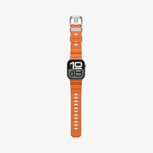 Pulsera Spigen WBS2 para Apple Watch 10/11 46mm Naranja Silicona