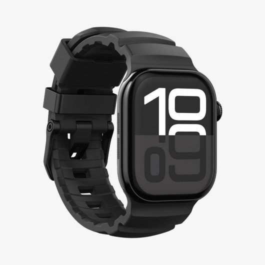 Cinturino Spigen WBS2 per Apple Watch 10/11 (46mm) Nero Silicone