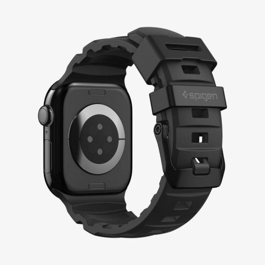 Cinturino Spigen WBS2 per Apple Watch 10/11 (46mm) Nero Silicone