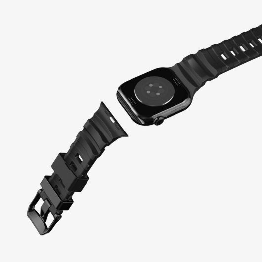 Cinturino Spigen WBS2 per Apple Watch 10/11 (46mm) Nero Silicone