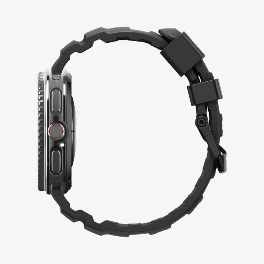 Cinturino Spigen WBS2 per Samsung Watch 8 Nero Silicone