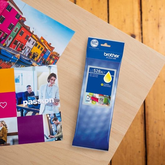 Cartucho Tinta Amarillo Brother LC528XLY Original Ultra High Yield