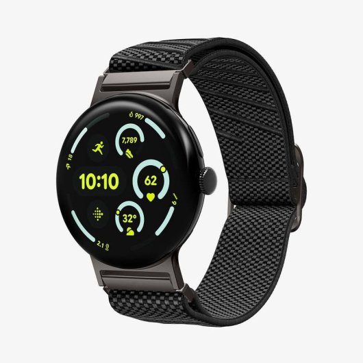Pulsera Spigen Lite Fit X para Google Pixel Watch 4 (41mm) Nylon Negro