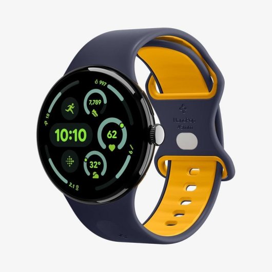 Pulsera Spigen Nano Pop para Google Pixel Watch 4 (45mm) Silicona Marina Amarillo