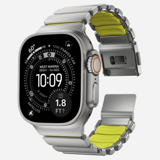 Correa Nomad Stratos Band para Apple Watch Titanio Natural