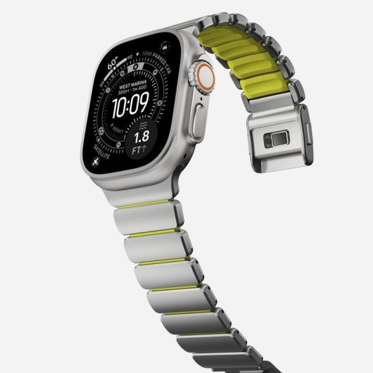 Correa Nomad Stratos Band para Apple Watch Titanio Natural