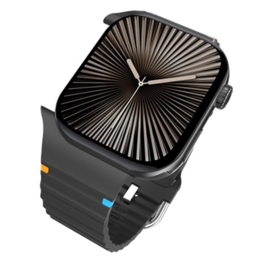 Correa de reloj Just in Case pour Apple Watch 40/41/42mm Silicium Noir