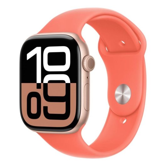 Cinturino Apple Watch Sport Arancione Fluoroelastomero S/M 44-49mm