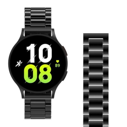 Armband für Uhren Just in Case für Samsung Galaxy Watch 20mm Schwarz