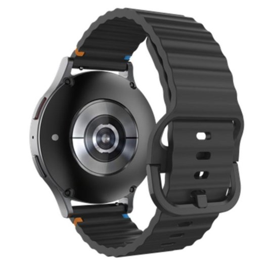 Bracelet montre Just in Case pour Samsung Galaxy Watch noir 20mm élégant