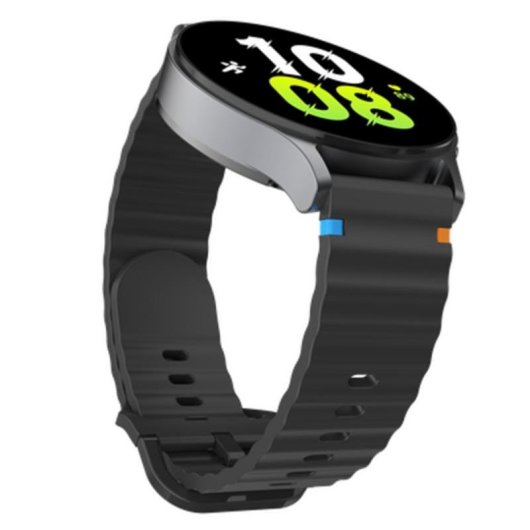 Bracelet montre Just in Case pour Samsung Galaxy Watch noir 20mm élégant