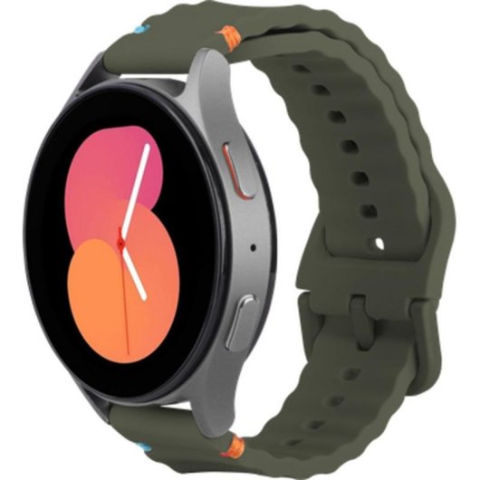 Correa de reloj Just in Case pour Samsung Galaxy Watch 20mm Khaki