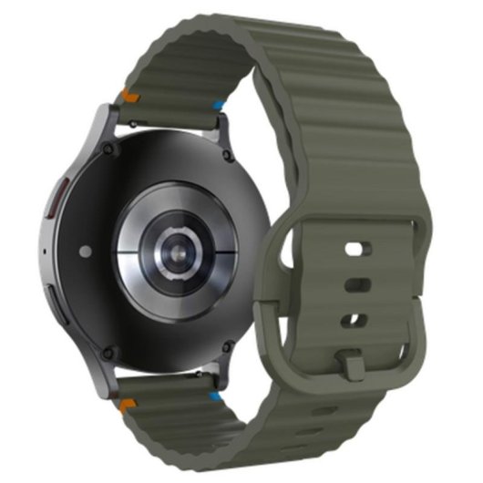 Correa de reloj Just in Case pour Samsung Galaxy Watch 20mm Khaki