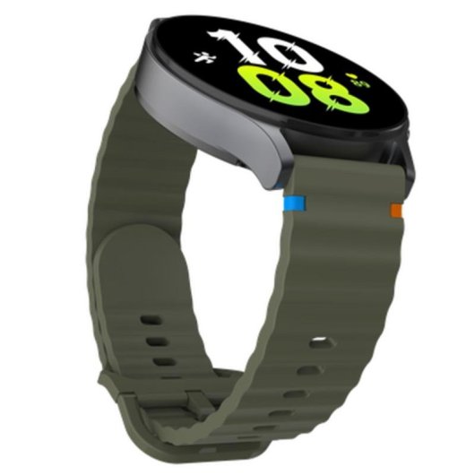 Correa de reloj Just in Case pour Samsung Galaxy Watch 20mm Khaki