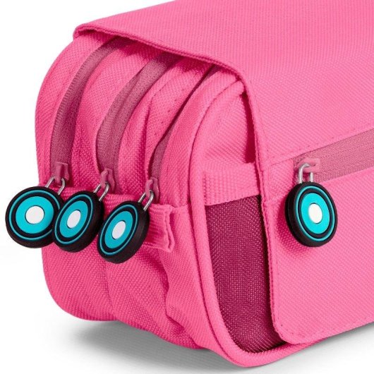 Estuche Portatodo Triple Grafoplás Bits and Bobs Rosa