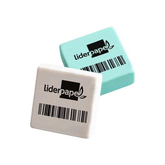 Goma de borrar Liderpapel miga de pan cuadrada para lápiz