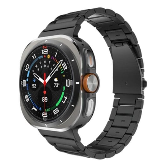 Armband für Uhren Just in Case für Samsung Galaxy Watch Ultra Schwarz