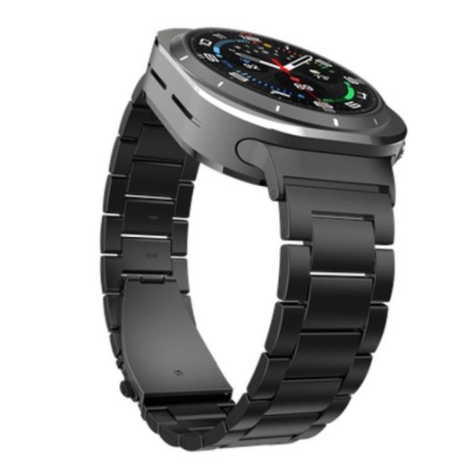 Armband für Uhren Just in Case für Samsung Galaxy Watch Ultra Schwarz