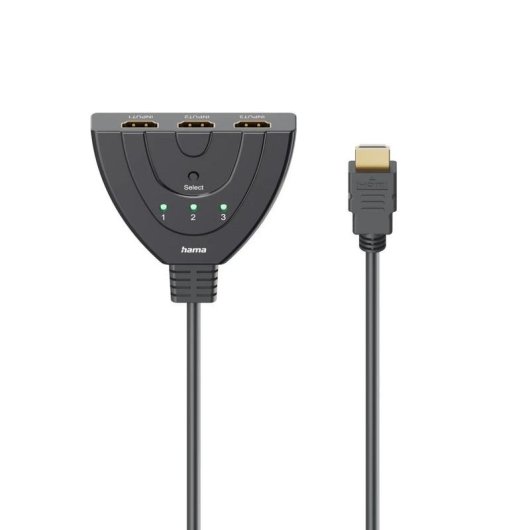 HDMI-Switch Hama 00205101 3x1 4K@60Hz 0,55m