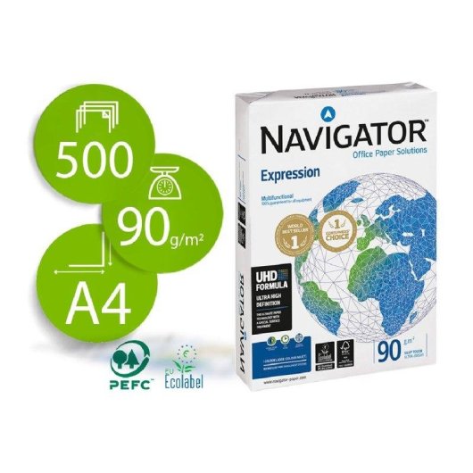 Carta Fotocopiatrice Din A4 90g Navigator Confezione 500 Fogli