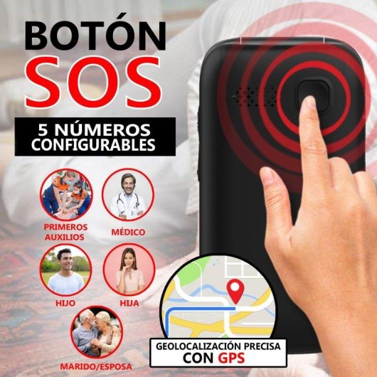 Téléphone Funker E480 Max Pro 3 4G WhatsApp SOS GPS