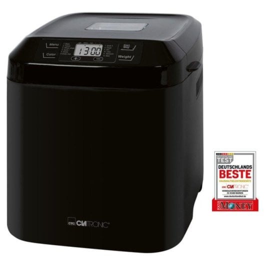 Panificadora Clatronic BBA 3774 1,5 kg 12 programas 550 W