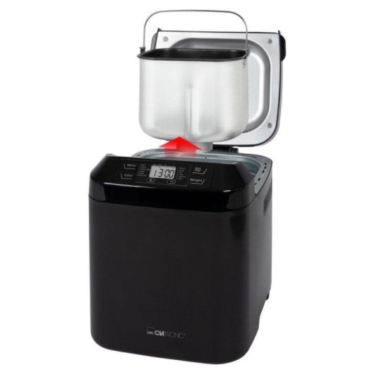Panificadora Clatronic BBA 3774 1,5 kg 12 programas 550 W