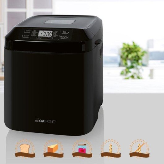 Panificadora Clatronic BBA 3774 1,5 kg 12 programas 550 W