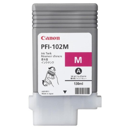 Cartuccia per Cartuccia Canon PFI-102M Magenta 130 ml Originale
