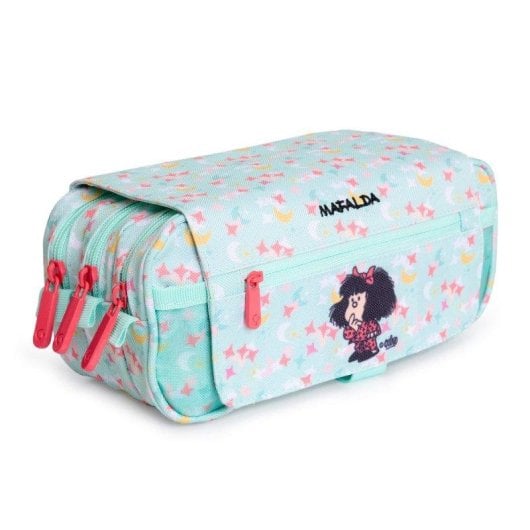 Estuche Portatodo Triple Grafoplás Bits and Bobs Design Mafalda Pijama