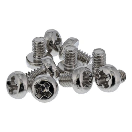 InLine 77784A Schraubenset M2 Vollgewinde Vernickeltes Stahl