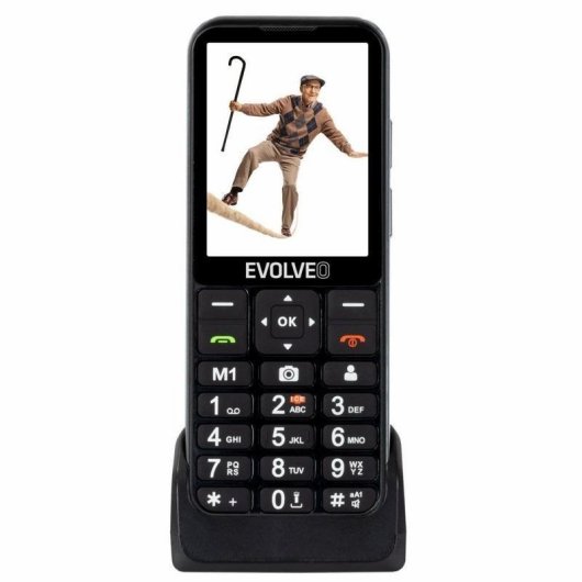 Móvil Evolveo EasyPhone ESLTRD 4G 2.8" Dual SIM Negro