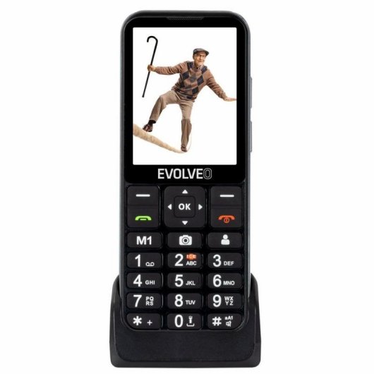 Móvil Evolveo EasyPhone ESLTRD 4G 2.8" Dual SIM Negro