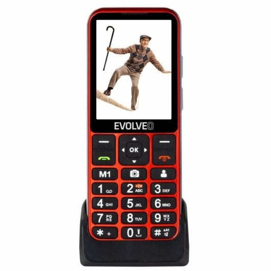 Téléphone bar Evolveo EasyPhone ESLTRD 4G 128MB 32GB 2.8" Rouge