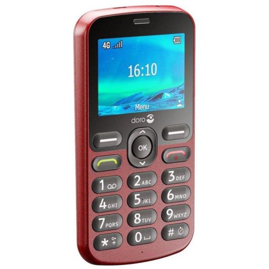 Telefono cellulare Doro 1880 4G 2.4" Rosso