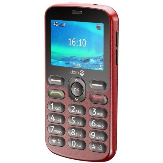 Telefono cellulare Doro 1880 4G 2.4" Rosso