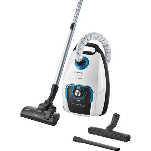 Aspiradora con Bolsa Bosch Serie 8 BGL8SIL6 800W HEPA 5L Negro Blanco