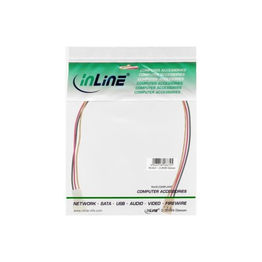 Câble d'alimentation InLine 33328N Molex 1 m