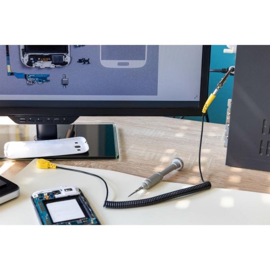 Alfombrilla Antiestática InLine 55553A 900 x 600 mm Cinzento Claro