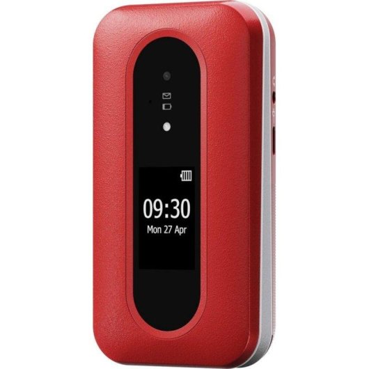 Telemóvel dobrável Doro Leva L31 4G 64MB 128MB 2.8" Vermelho Branco