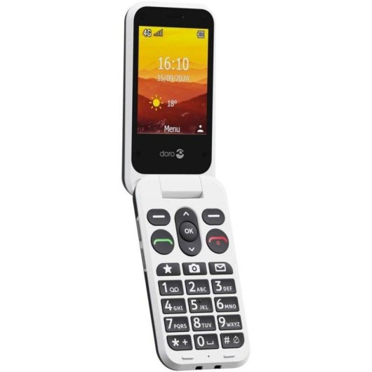 Telefono pieghevole Doro Leva L31 4G 2.8" Nero Bianco